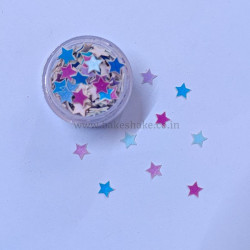 Mini Edible Star Printed Wafer Sprinkles - Tastycrafts