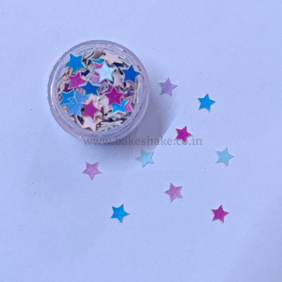Mini Edible Star Printed Wafer Sprinkles - Tastycrafts