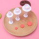 Mini Flower Shape Plunger Cutter Set of 3