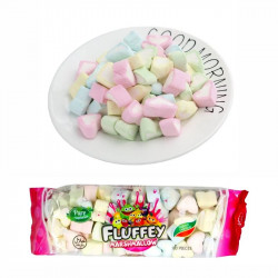 Multi Colour Mini Heart Shape Marshmallows