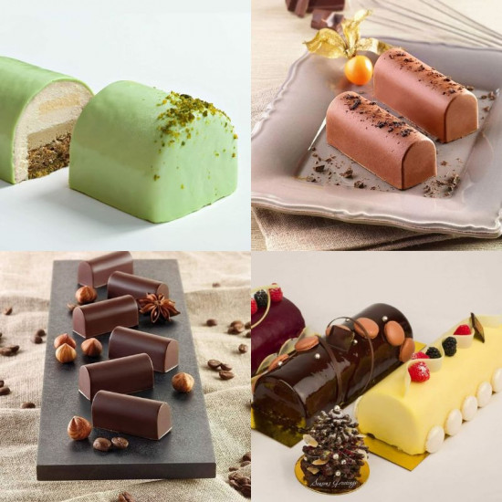 Mini Logs 9 Cavity Silicone Mould