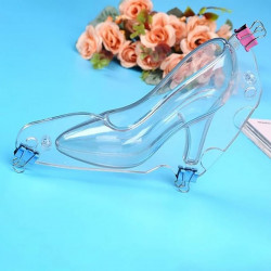 Mini Size 3D High Heel Shoe Polycarbonate Chocolate Mould 