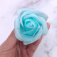 Artificial Mint Rose Flowers (Set of 10)