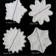 Mix Design Flower Shape Plunger Cutter (Set of 4)