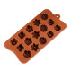 Mix Design Flower Chocolate Mould 15 Cavity Mix Design Flower Chocolate Mould 15 Cavity