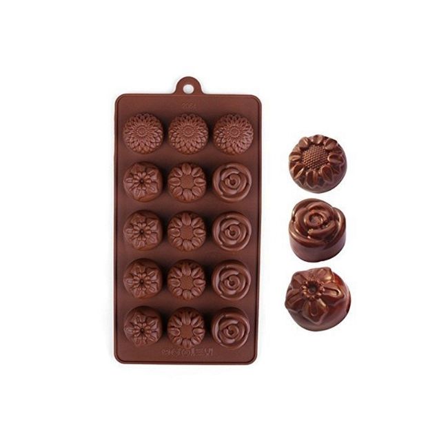 flower chocolate molds