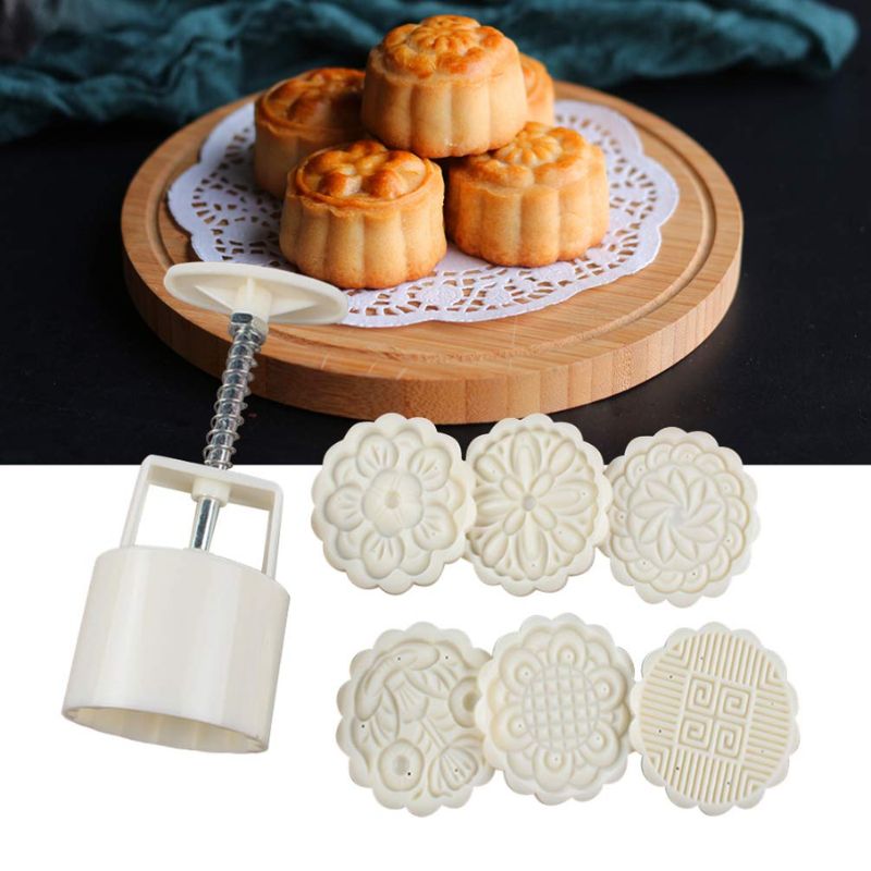 Dropship Wooden Moon Cake Mold DIY Rice Cake Baking Mold Wagashi Snow Skin Mooncake  Mold Rose 40g to Sell Online at a Lower Price | Doba