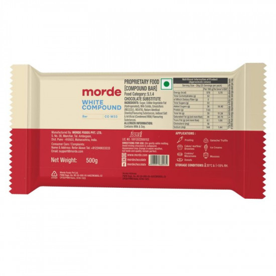 Morde Chocolate Compound - White