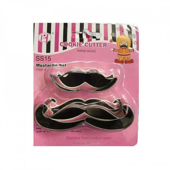 Moustache Cookie Cutter Set of 2