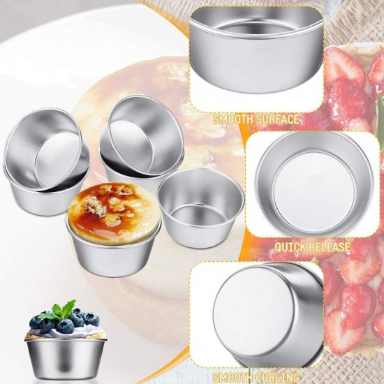 Aluminium Baking Cups (Set of 5) - Medium