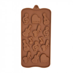 Musical Instruments Silicone Chocolate Mould