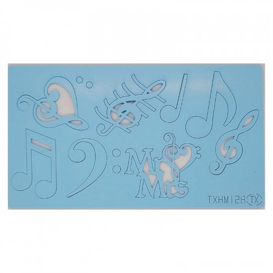 Musical Theme Acrylic DIY Stamp