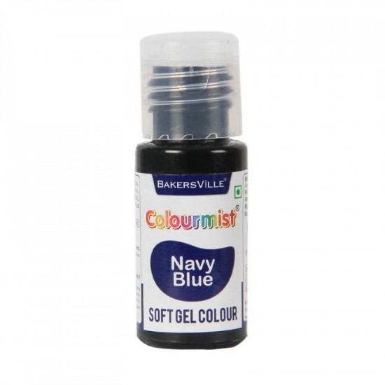 Navy Blue Soft Gel Colour - Colourmist (20 gm)