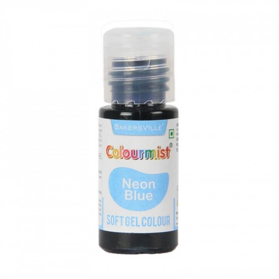 Neon Blue Soft Gel Colour - Colourmist (20 gm)