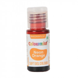 Neon Orange Soft Gel Colour - Colourmist (20 gm)