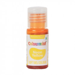 Neon Yellow Soft Gel Colour - Colourmist (20 gm)