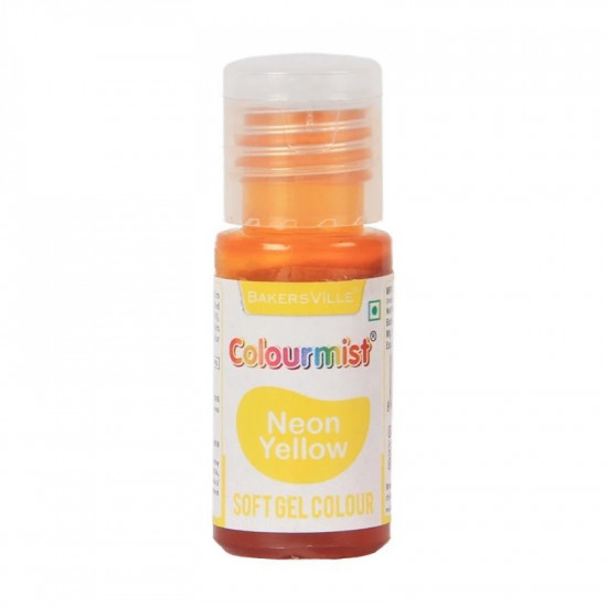 Neon Yellow Soft Gel Colour - Colourmist (20 gm)