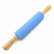 Non Stick Wooden Handle Silicone Rolling Pin 17"
