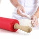 Non Stick Wooden Handle Silicone Rolling Pin 9"