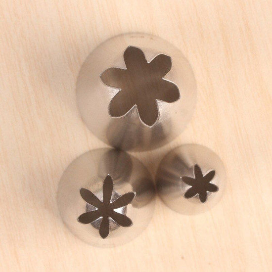 Nozzle Icing Tips Set of 3 Pcs