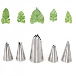 Nozzles Leaf Tips Set of 5 Pcs