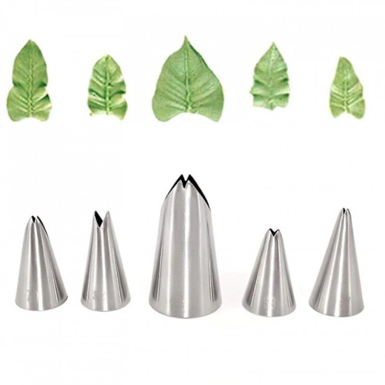 Nozzles Leaf Tips Set of 5 Pcs