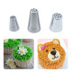 Russian Nozzles Grass Hair Fur Tips Set of 3 Pcs