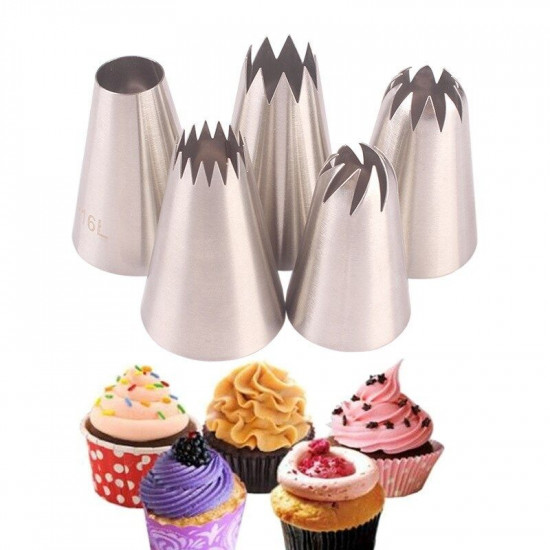 Decorating Nozzles Tips Set of 5 Pcs