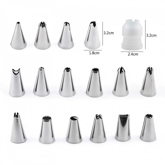 Nozzle Set For Cake Decoration & Icing