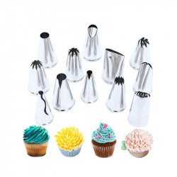 Decorative Nozzle Tips Set of 12 Pcs.