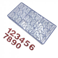 0-9 Digits Polycarbonate Chocolate Mould