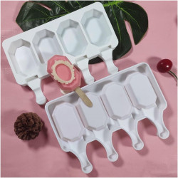 Octagon Shape Popsicle Mould 4 Cavity