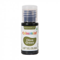 Olive Green Soft Gel Colour - Colourmist (20 gm)