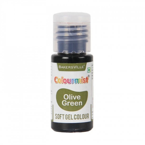 Olive Green Soft Gel Colour - Colourmist (20 gm)