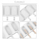 Oval Shape 4 Cavity Silicone Popsicle Mould