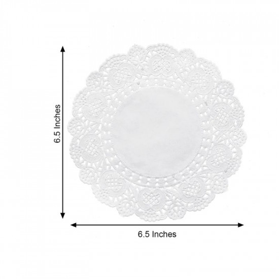 Green Paper Doilies (6.5 inch)