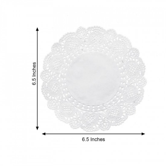 Pink Paper Doilies (6.5 inch)