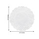 Powder Blue Paper Doilies (6.5 inch)