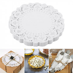 White Paper Doilies (8.5 inch)