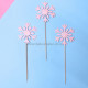 Snowflake Shape Paper Topper (Peach)