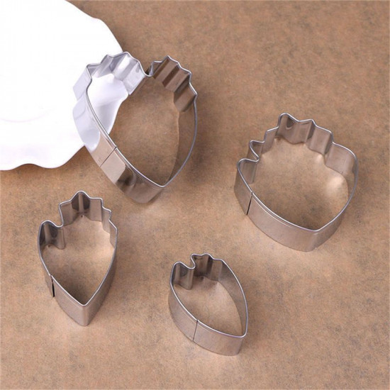 Peony Flower Petal Cutter Set Stainless Steel