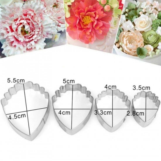 Peony Flower Stainless Steel Cutter