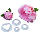 Peony Flower Fondant Cutters