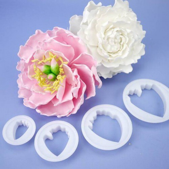 Peony Flower Fondant Cutters