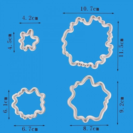 Peony, Orchid, Carnation Shape Fondant Cutter