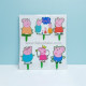 Peppa Pig Acrylic Topper Set