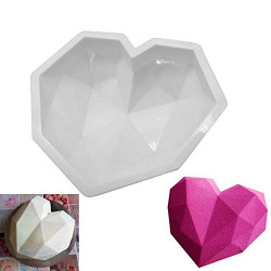 Heart Shape Pinata Cake Silicone Mould With Wooden Hammer - Big Size