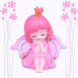Pink Anne Angel Doll Cake Topper