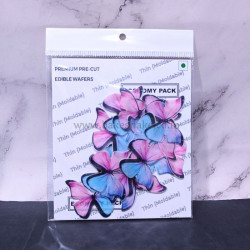Pink Blue Butterfly (WPC 123) - Tastycrafts