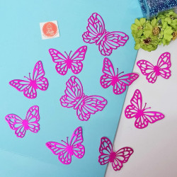 Pink Butterflies (10 Pieces)